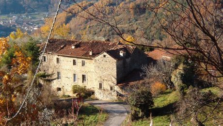 Dedinka Lunigiana v severnom Taliansku