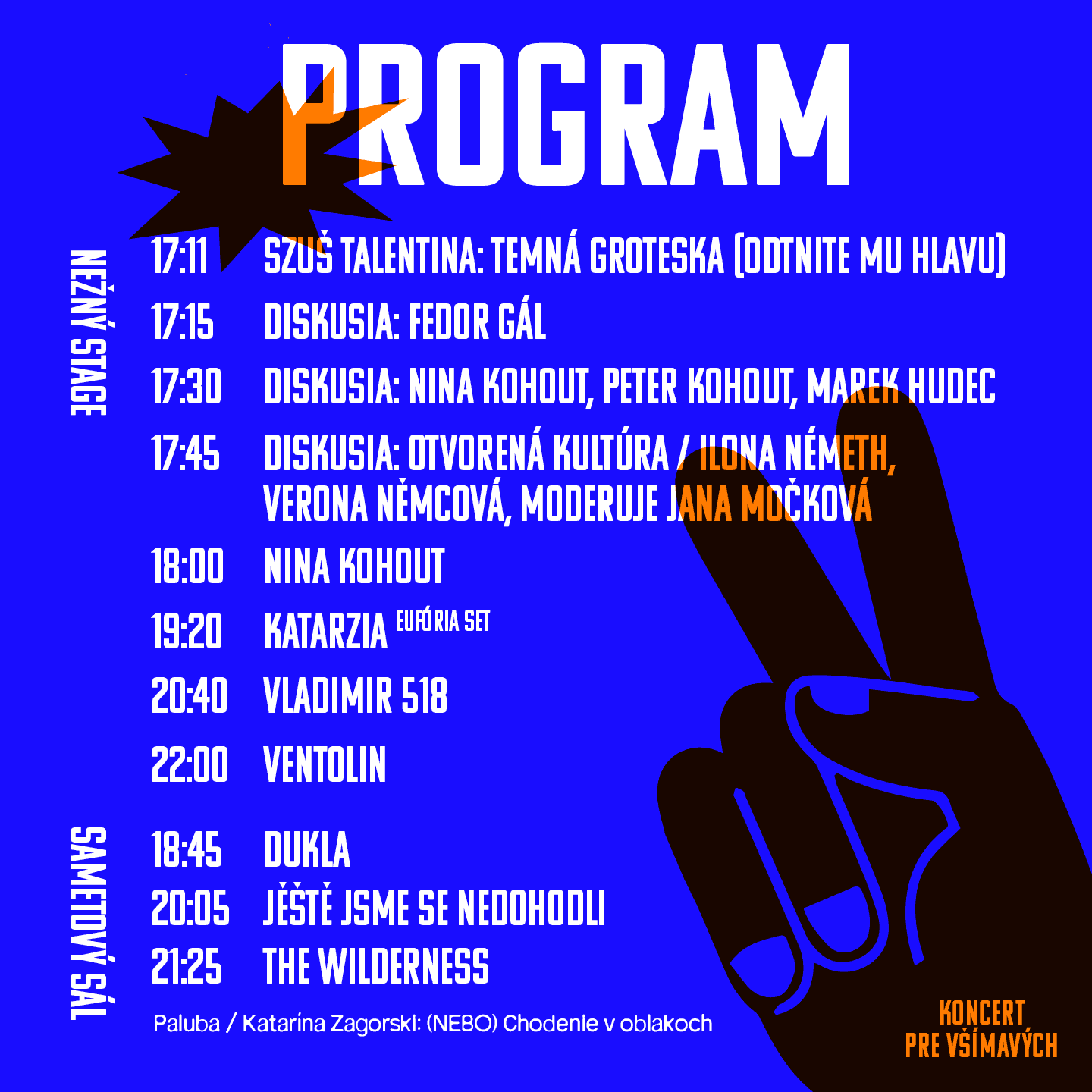 Koncert pre všímavých_lineup_stvorec