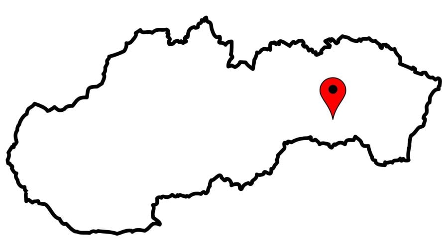 Košice slepá mapa