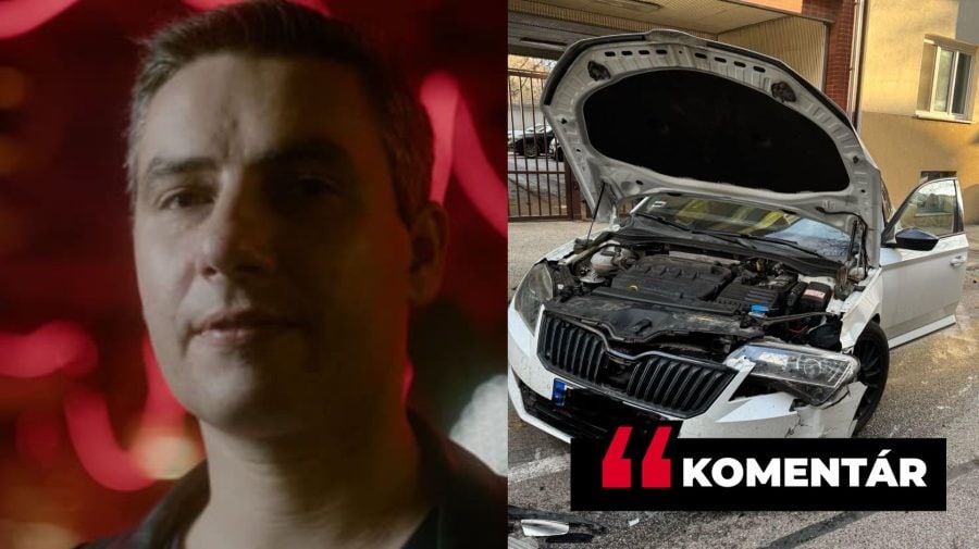 Lukáš Kovalčík, auto po nehode