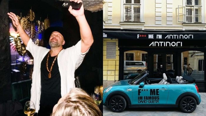 cocktail bar, majiteľ antinori, komerčné auto a vonkajšia terasa