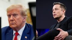 Donald Trump a Elon Musk.