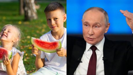 Putin, deti